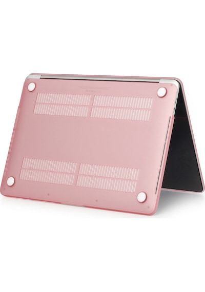 Arabulalaca Macbook Air 13.6 Inç A3449 A3240 A3113 A2681 M2 / M3 / M4 / M5 Kılıf Hardcase Kapak Klavye Koruyucu +ekran Koruyucu 3 L Pembe