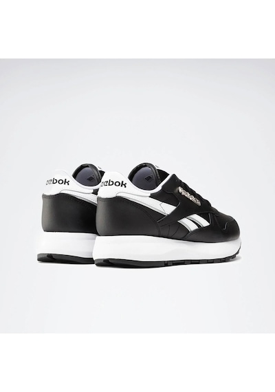 Reebok 100074549 Classıc Leather Sp Kadın Sneaker Ayakkabı Siyah - Beyaz Beyaz - Siyah