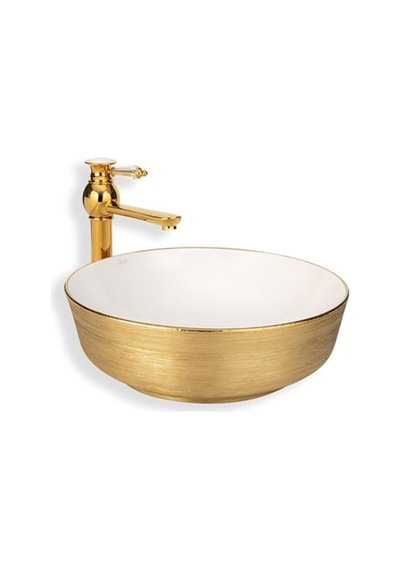 Eva Banyo Lena E-5004A Tezgah Üstü Porselen Lavabo