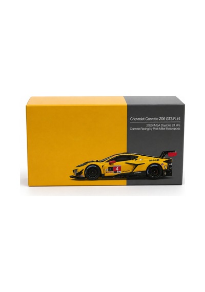1/64 Model Araç Z06 Gt3.r 4 Corvette Racing By Pratt Miller Motorsports 2025 Imsa Daytona 24 Hrs Çok Renkli