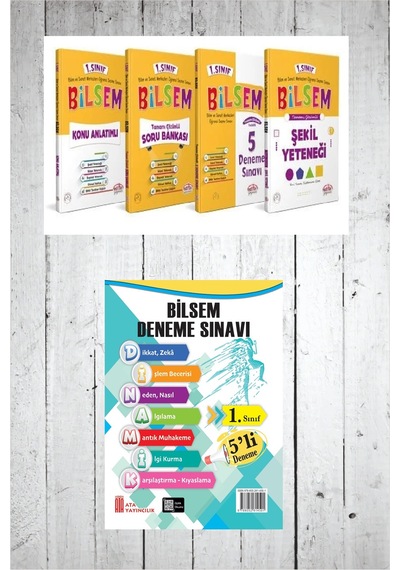 Editör 1.sınıf Bilsem Hazırlık Kitapları Seti