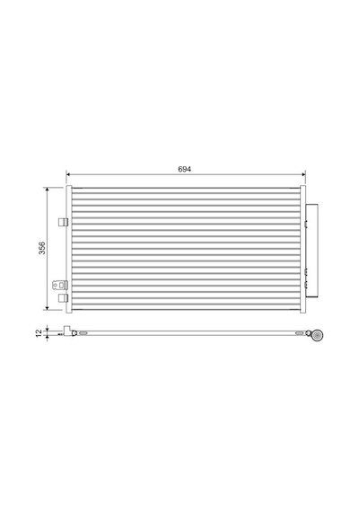 Valeo 822638 Klima Kondenseri Fıat 500x 14 Jeep Renegade 14 51966751 -