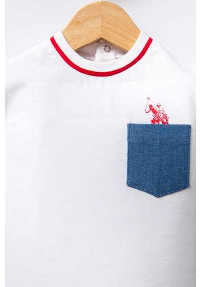 U.S. Polo Assn. Erkek Bebek Beyaz Takım Usb2348-c-v1 Beyaz