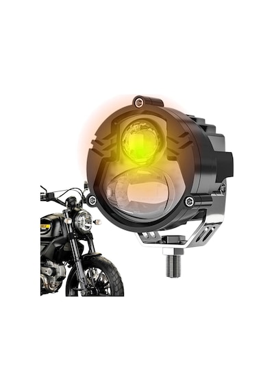 Heyce Led Motosiklet Far / Parlak Led Motosiklet Işıkları / 4 Aydınlatma Modlu Spot Sürüş Sis Lambaları, Enerji