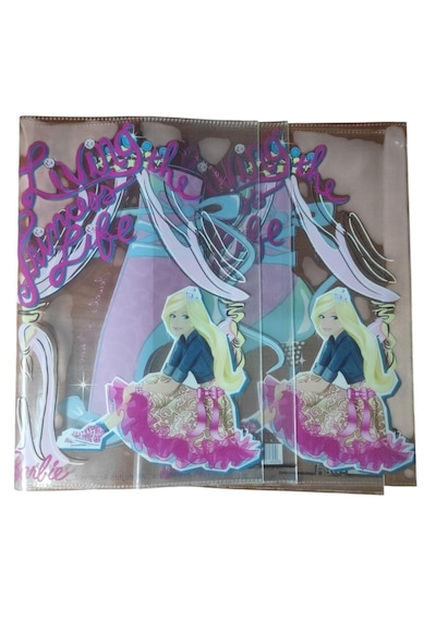 Abka Barbie Geçmeli Hazır Kitap Kabı 6'lı