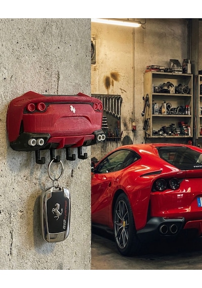 Anahtar Askısı Ferrari 812 Superfast Temalı