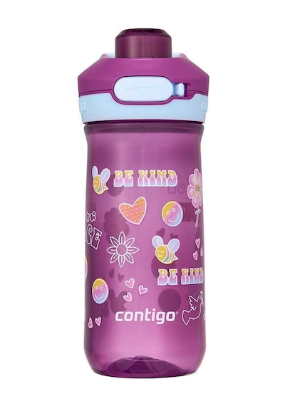 Contigo Jessie Tritan Bas İç Kapaklı Çocuk Suluğu 420ml - Pembe Pembe