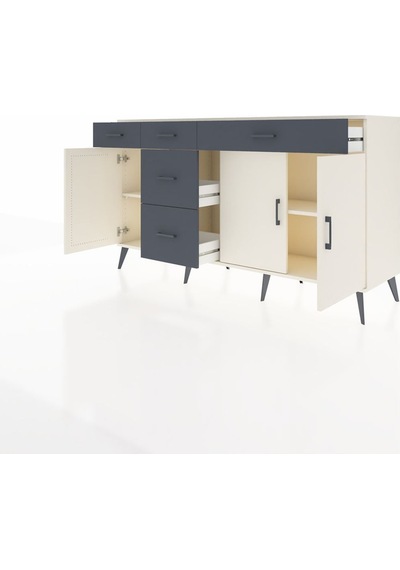 Kronos Konsol 2 Raflı 5 Çekmeceli 3 Kapaklı 176x59x99 Aytaşı-aytaşı/antrasit Aytası/antrasıt - Aytası Kronos Konsol 2 Raflı 5 Çekmeceli 3 Kapaklı 176x59x99 Aytaşı-aytaşı/antrasit Aytası/antrasıt - Aytası