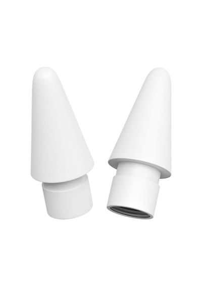 Apple Pencil Uyumlu Silikon Yedek Uç, 1. Nesil / 2. Nesil/pro/usb-c İçin, İpad Pro/air/mini Uyumlu Beyaz 2'li Paket Belirtilmemiş