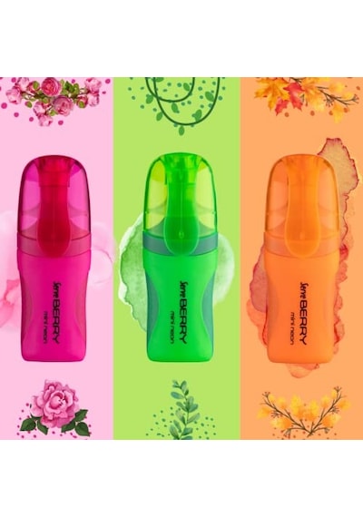 Berry Mini Fosforlu Kalem Turuncu 124-Pembe