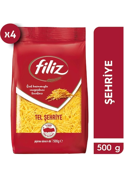 Filiz Tel Şehriye 4 x 500 G