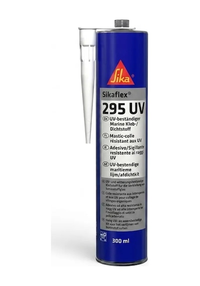Sikaflex - 295 Uv Kartuş Siyah 300 Ml : Organik Camlar İçin Özel Yapıştırıcı Ve Dış Mekan Sızdırmazlık Mastiği