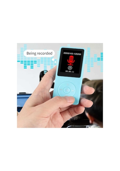 8gb Hafıza Kartlı Bluetoothlu Mp3 Çalar Fm Radio Dahili Hoparlör Ekranlı Müzik Çalar