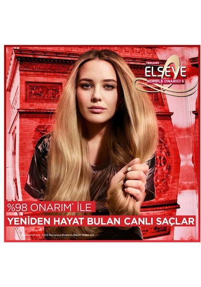 Elseve Komple Onarıcı 5 Yapılandırıcı Bakım Şampuanı 390 ML + Saç Bakım Kremi 390 ML