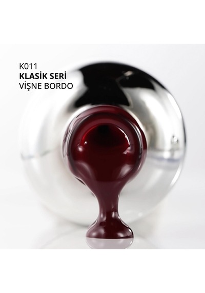 Kalıcı Oje K011, Vişne Bordo, 10 Ml