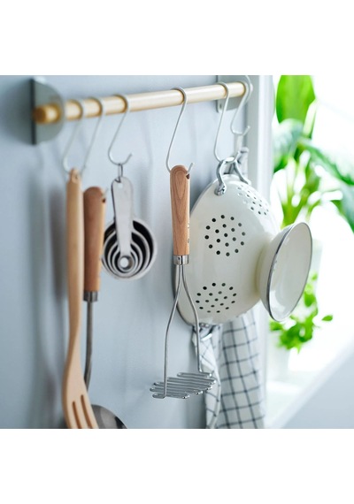 Ikea Vardagen Patates Ezici 30 Cm Krom Açık Bej