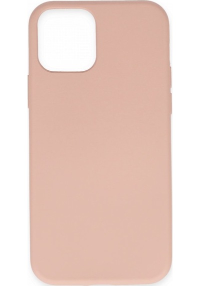 Apple Uyumlu iPhone 11 Pro Max İçi Kadife Kaplı Esnek Silikon Kapak Ryc/ Nano Lansman Pudra