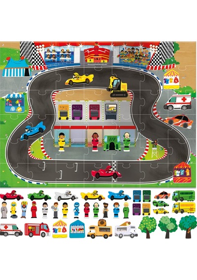 Headu Giant Playset Puzzle The Gran Prix