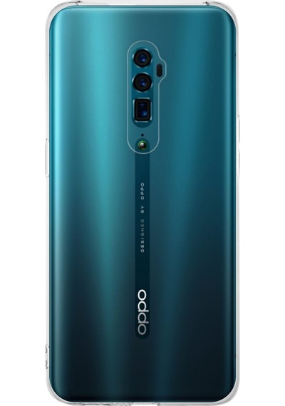 Oppo Reno 10x Zoom Kılıf 1mm Süper Silikon Şeffaf Kapak