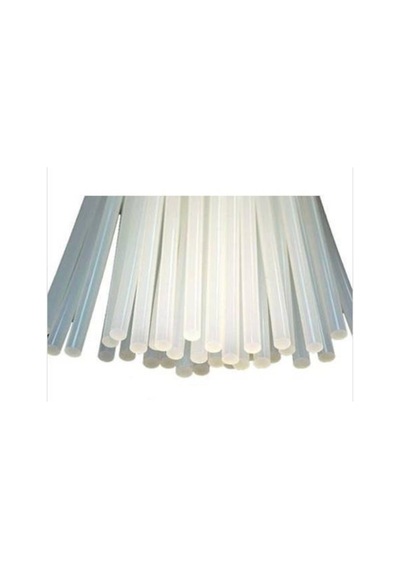 8 Adet Çubuk Mum Silikon Şeffaf İnce 7,4 X 30 Cm 10w 20w Tabancalar İçin