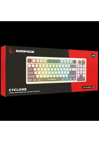 Rampage Cyclone Krem/kahverengi/gri Usb Rgb Aydın