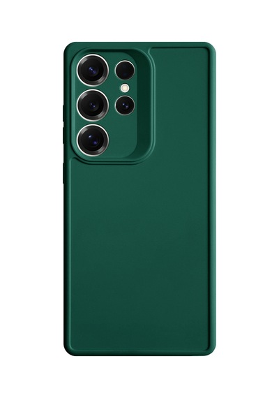 Samsung Galaxy S25 Ultra Uyumlu Kamera Korumalı Darbeye Dayanıklı Renk Atmayan Keep Silikon Kılıf Haki