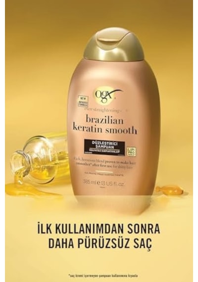 Ogx Brezilyalı Keratin Terapisi Şampuanı, 385 Ml, 2'li Paket