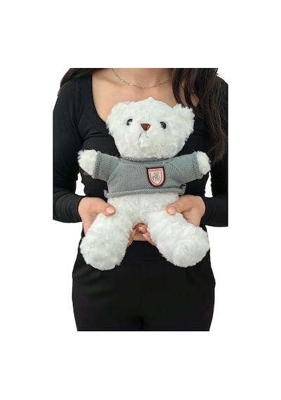 Chavin 30 Cm Beyaz Hediye Peluş Oyuncak Ayıcık Ayi-05 Beyaz