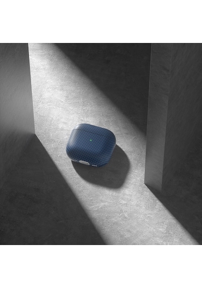 Apple Uyumlu AirPods 4 Airbag 43 600d Karbon Fiber Kulaklık Kılıfı