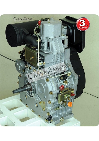 Goldmoto Gm1100F-G1A Dizel Motor 15Hp Marşlı Krank Mili Konik
