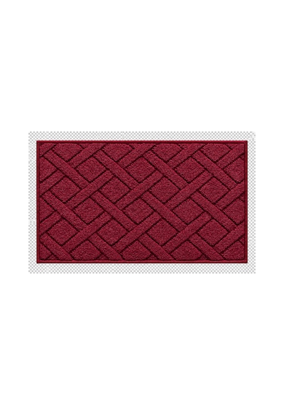 Dış Kapı Balkon Banyo Mutfak Paspası Dijital Baskı 40 X 60 Cm Bordo - 931371538 Bordo