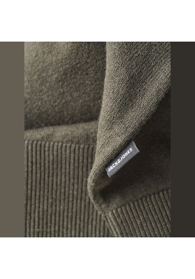 Jack & Jones Erkek Bisiklet Yaka Triko Kazak - Emil - 12208364 Çok Renkli