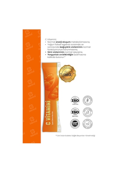 Erbatab C Vitamini İçeren Takviye Edici Gıda