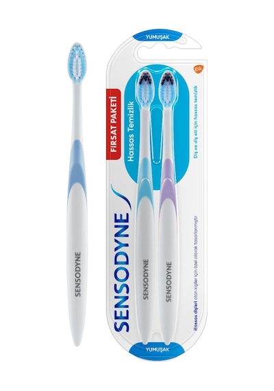 Sensodyne Hassas Temizlik Diş Fırçası 1+1 - 6 Adet Tarı