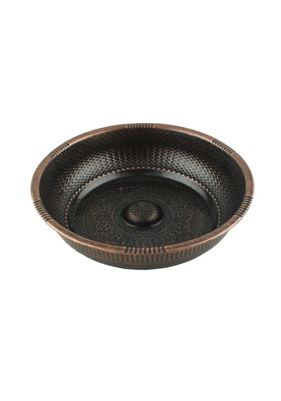 Hamam Tası Ağır Sarı, Antik, Krom, Açık Bakır, Koyu Bakır, Siyah Bakır - Füme