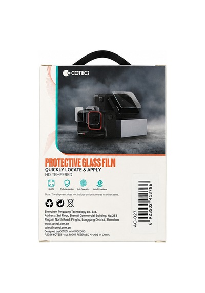 Djı Osmo Action 5 Pro Uyumlu Kolay Uygulama Aparatlı 9h Cam Koruyucu Seti Şeffaf