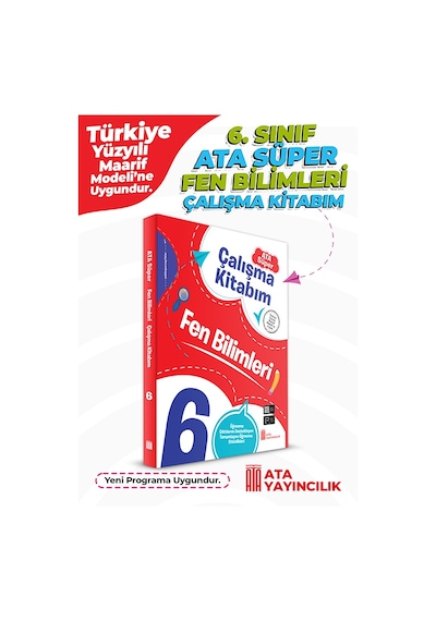 6. Sınıf Ata Süper Fen Bilimleri Çalışma Kitabım