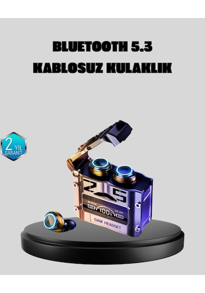 Bluetooth 5.3 Kablosuz Kulaklık Ultra Hd Ses Kalitesi, Gürültü Engelleme