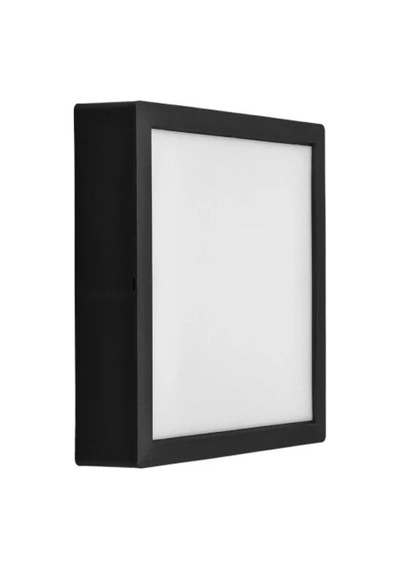 Cata 18 W Led Panel - Beyaz Işık 6500k - Siyah Kasa - Kare - Sıva Üstü - Ct-5236b Çok Renkli