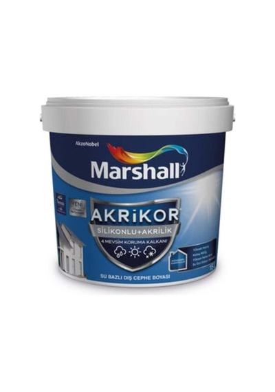 Tr Akrikor Silikonlu + Akrilik Dış Cephe Boyası, K6 Renk, 15l 0.2 L