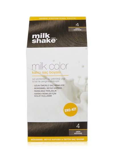 Milk Shake Milk Color Eko Kit Saç Boyası 4 0.5 G
