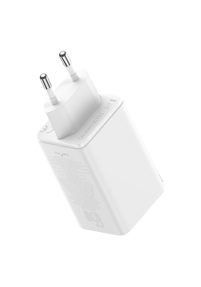Baseus Gan6 65w Adaptör +100w Kbl Beyaz