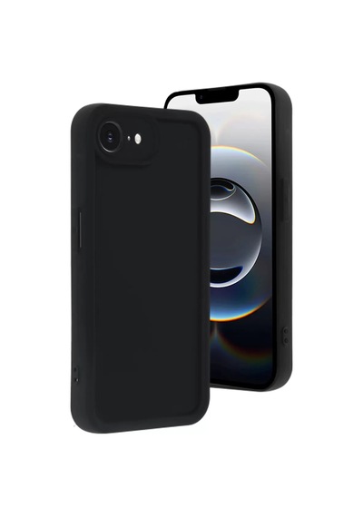 Newface Apple Uyumlu İphone 16e Kılıf Viera Silikon - Siyah - Özel Seri 8683140844356