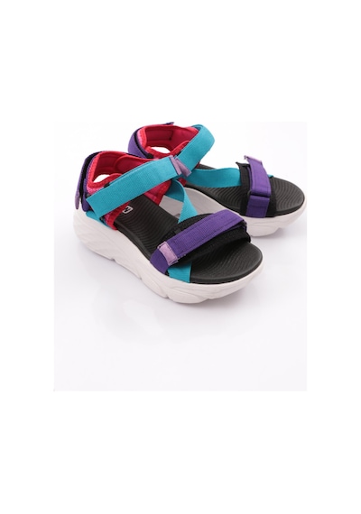 Dgn Ss0001-0178 Kadin Cirtli Sandalet Mavi Mor