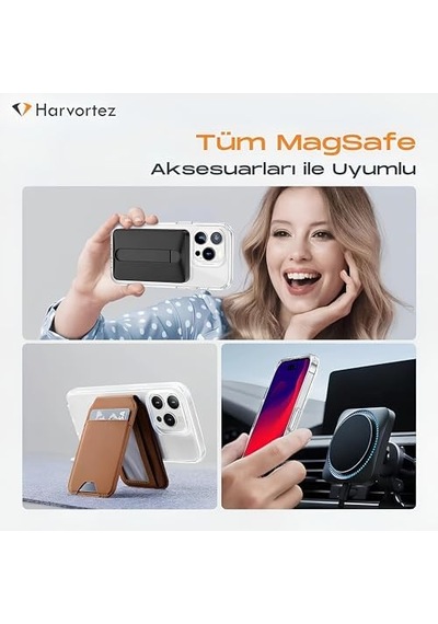 Apple iPhone 14 Pro Max Kılıf 6.7" Magsafe İle Uyumlu, Ultra Berrak , Kamera Yüzey Korumalı Cep Telefon Kılıfı, Yastıklı Köşe Korumalı Kapak, Ekstra Tuşlar, Phone Case - Şeffaf Apple iPhone 14 Pro Max Kılıf 6.7" Magsafe İle Uyumlu, Ultra Berrak , Kamera Yüzey Korumalı Cep Telefon Kılıfı, Yastıklı Köşe Korumalı Kapak, Ekstra Tuşlar, Phone Case - Şeffaf