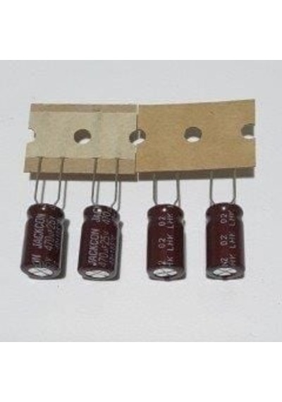 Jackcon 470 Mf 25 V Elektrolit Kondansatör