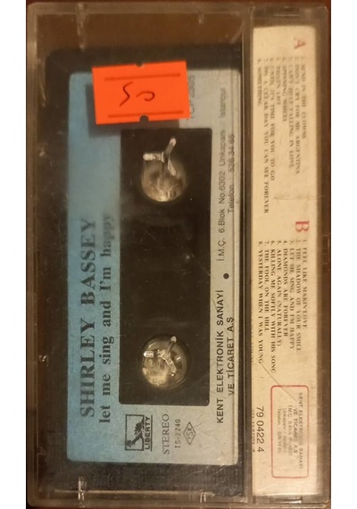 Plak Değildir Kaset Tir Shirley Bassey / Let Me Sing And I'm Ha