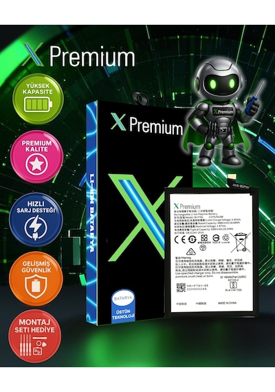 Xpremium Oppo A72 Uyumlu Batarya Pil Süper Yüksek Kalite 5000 Mah Blp781