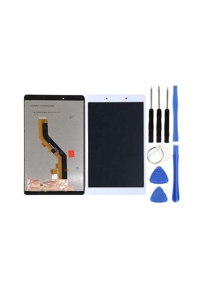 Samsung Galaxy Tab A8 Sm-t297 Uyumlu Dokunmatik Set Beyaz + Tamir Seti