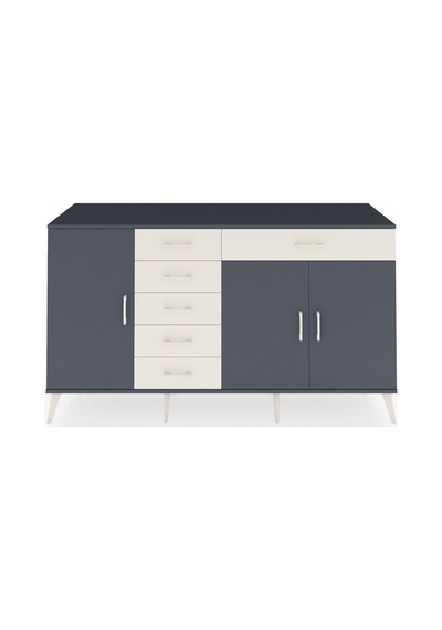 Hyperion Konsol 3 Raflı 6 Çekmeceli 3 Kapaklı 176x44x99 Antrasit- Antrasit-antrasit/aytaşı Hyperion Konsol 3 Raflı 6 Çekmeceli 3 Kapaklı 176x44x99 Antrasit- Antrasit-antrasit/aytaşı